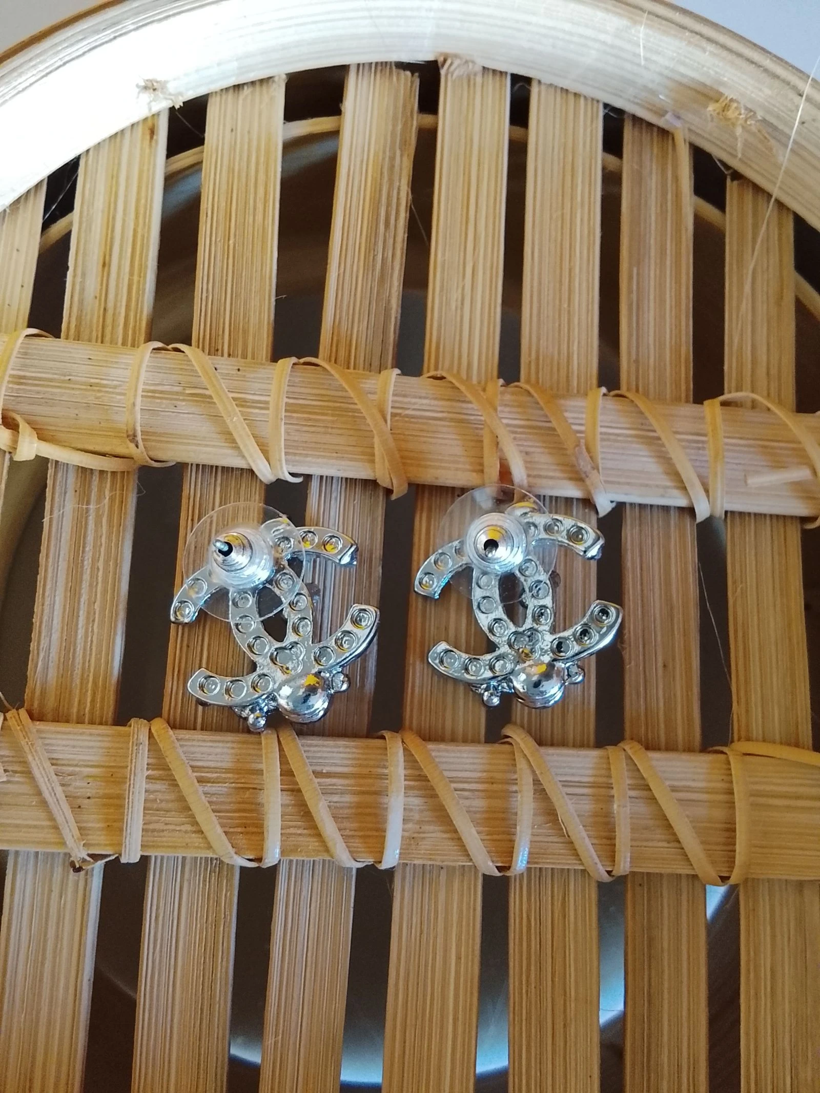 💎 Nieuwe zilveren CC-oorbellen 💎 – photo 2